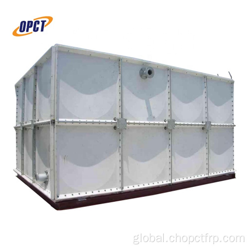 China Low price insulation horizontal clear plastic frp fiberglass water tank Factory